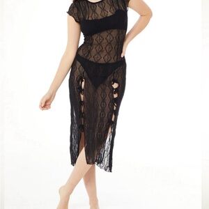 Second Skin Mariposa Lace Midi Dress - Find Me Now